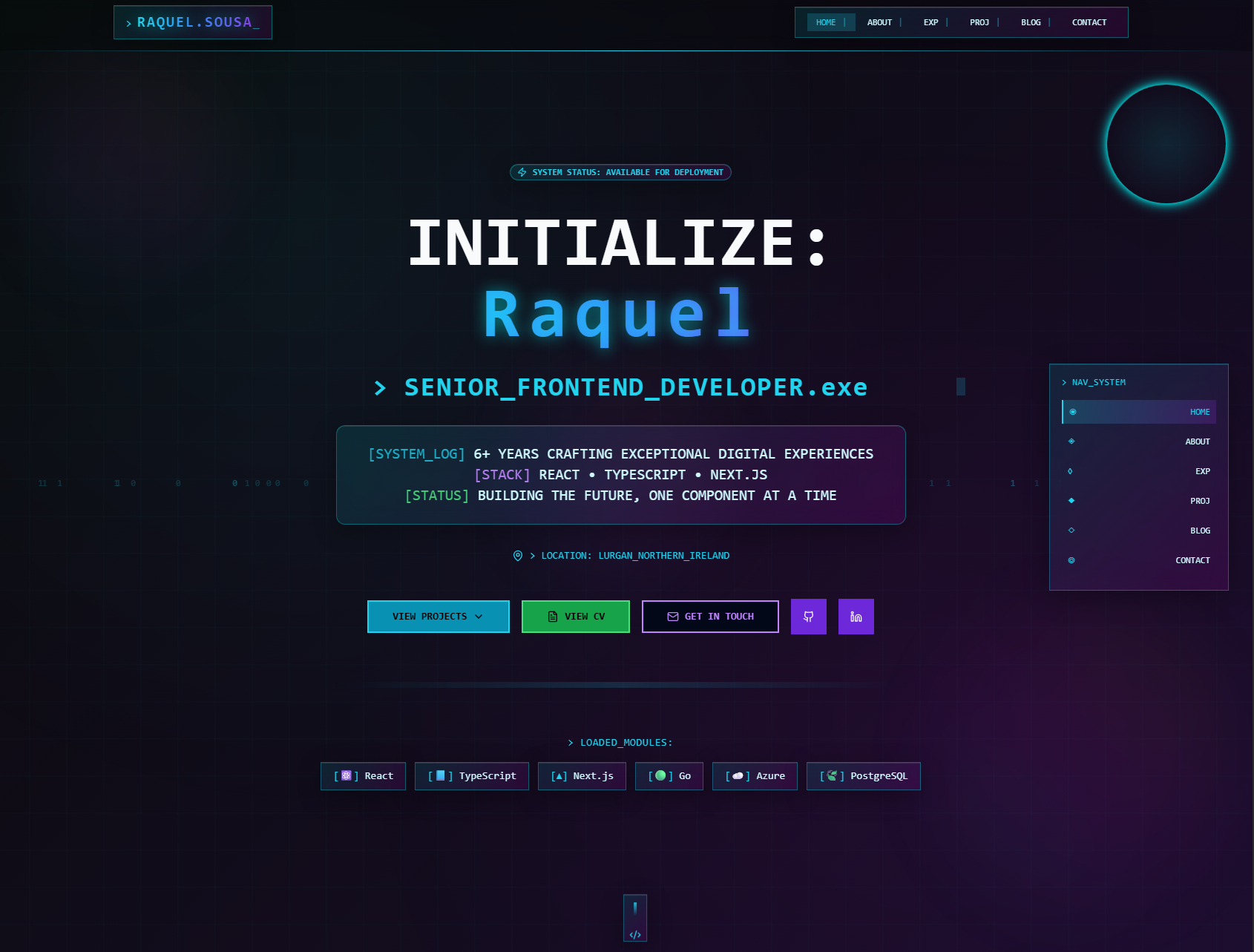 Personal Portfolio Website